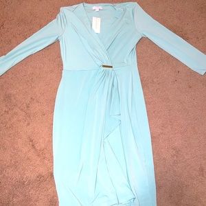 Baby blue party dress